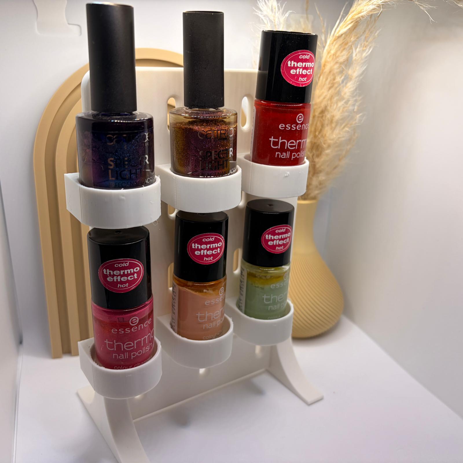 Nagellack Halter kompatibel mit IKEA Skadis | Nagellack Organizer | Nagellack Display | Skadis Nagellack | Nagellack Wandmontage | 3D Druck