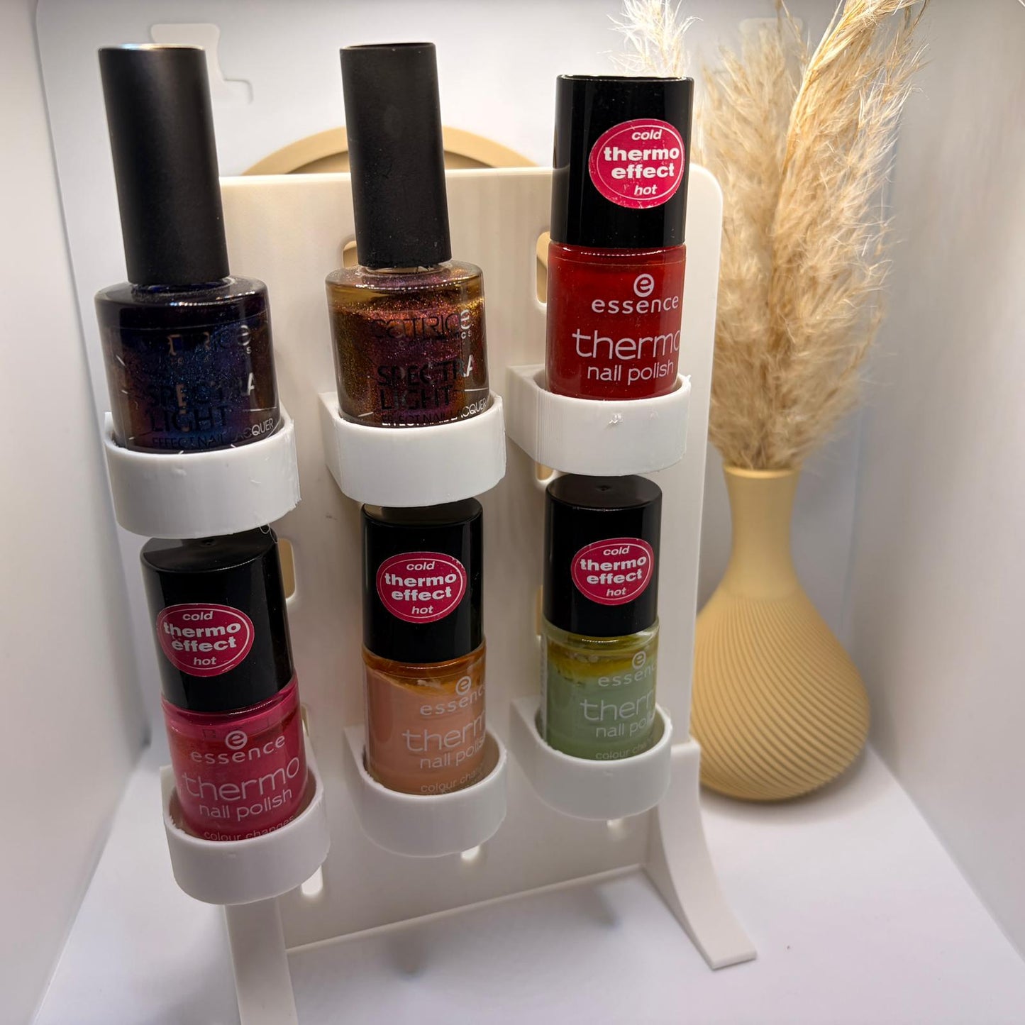 Nagellack Halter kompatibel mit IKEA Skadis | Nagellack Organizer | Nagellack Display | Skadis Nagellack | Nagellack Wandmontage | 3D Druck