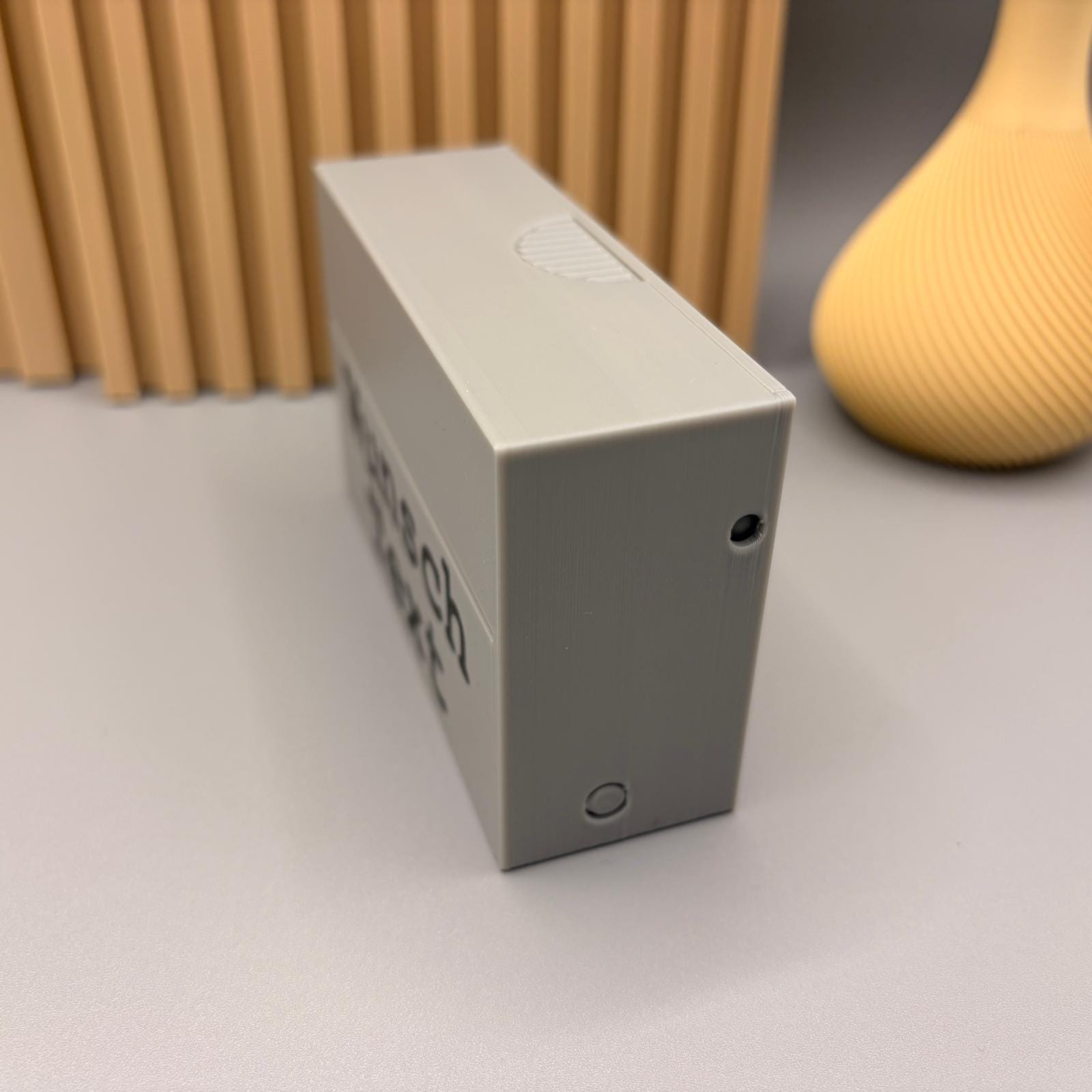 Visitenkartenhalter personalisiert 3D Druck mit Wunschname | Visitenkartendose Standard Visitenkarten EU | Wunschtext | Visitenkartenetui