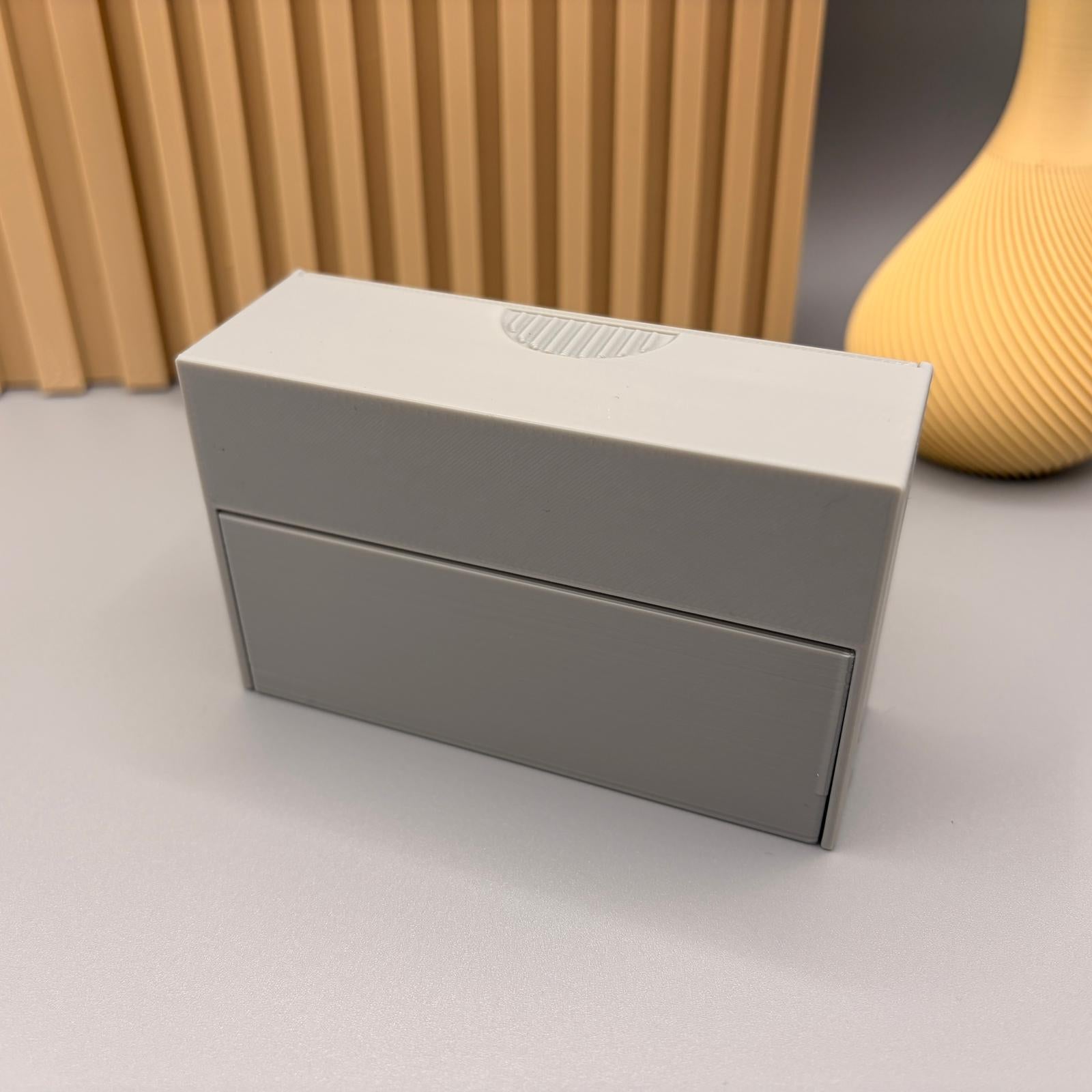 Visitenkartenhalter personalisiert 3D Druck mit Wunschname | Visitenkartendose Standard Visitenkarten EU | Wunschtext | Visitenkartenetui