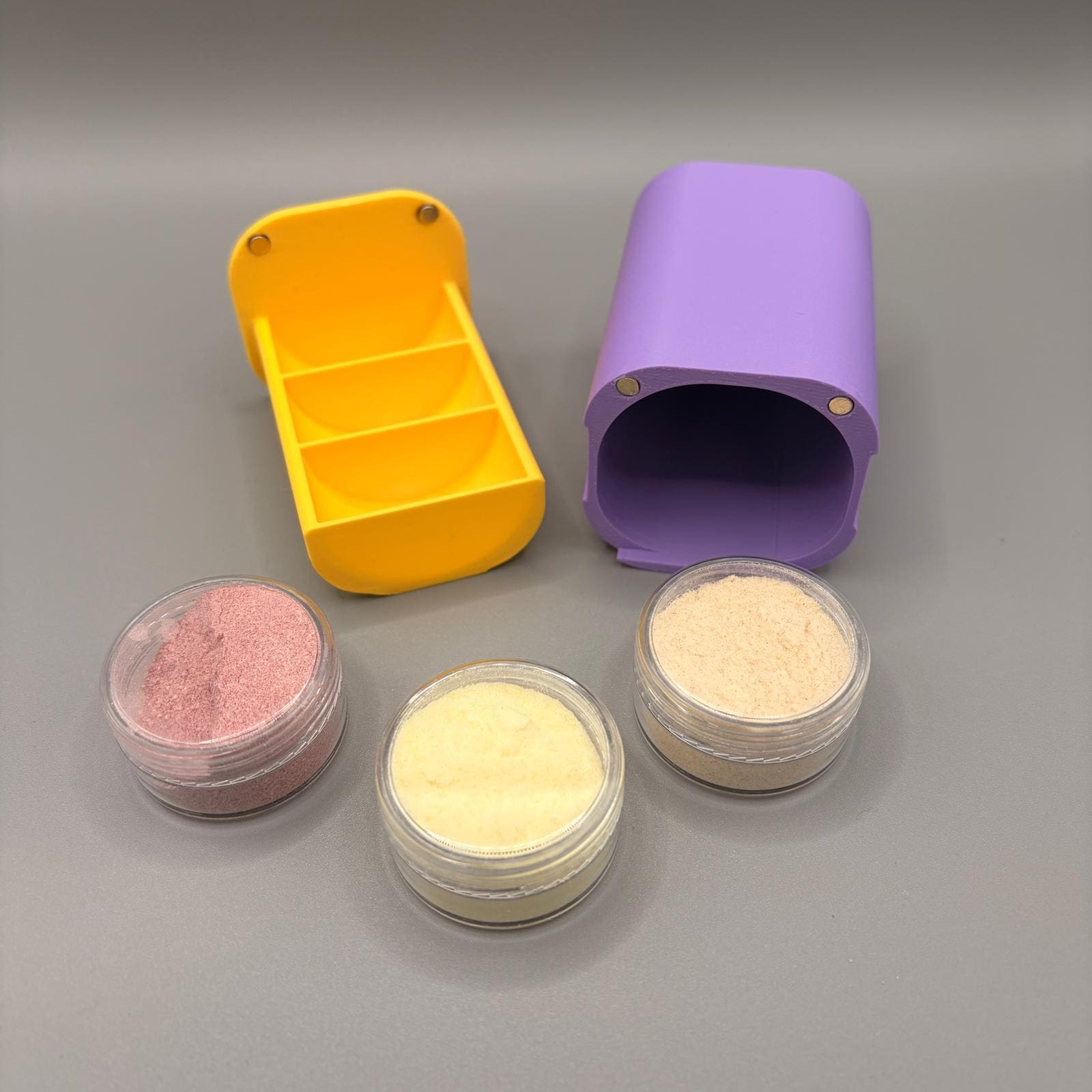 Holy to go | Getränkepulverdose für 3 Portionen für unterwegs | kompatibel mit Holy LevlUp Gamers Only | Farben wählbar