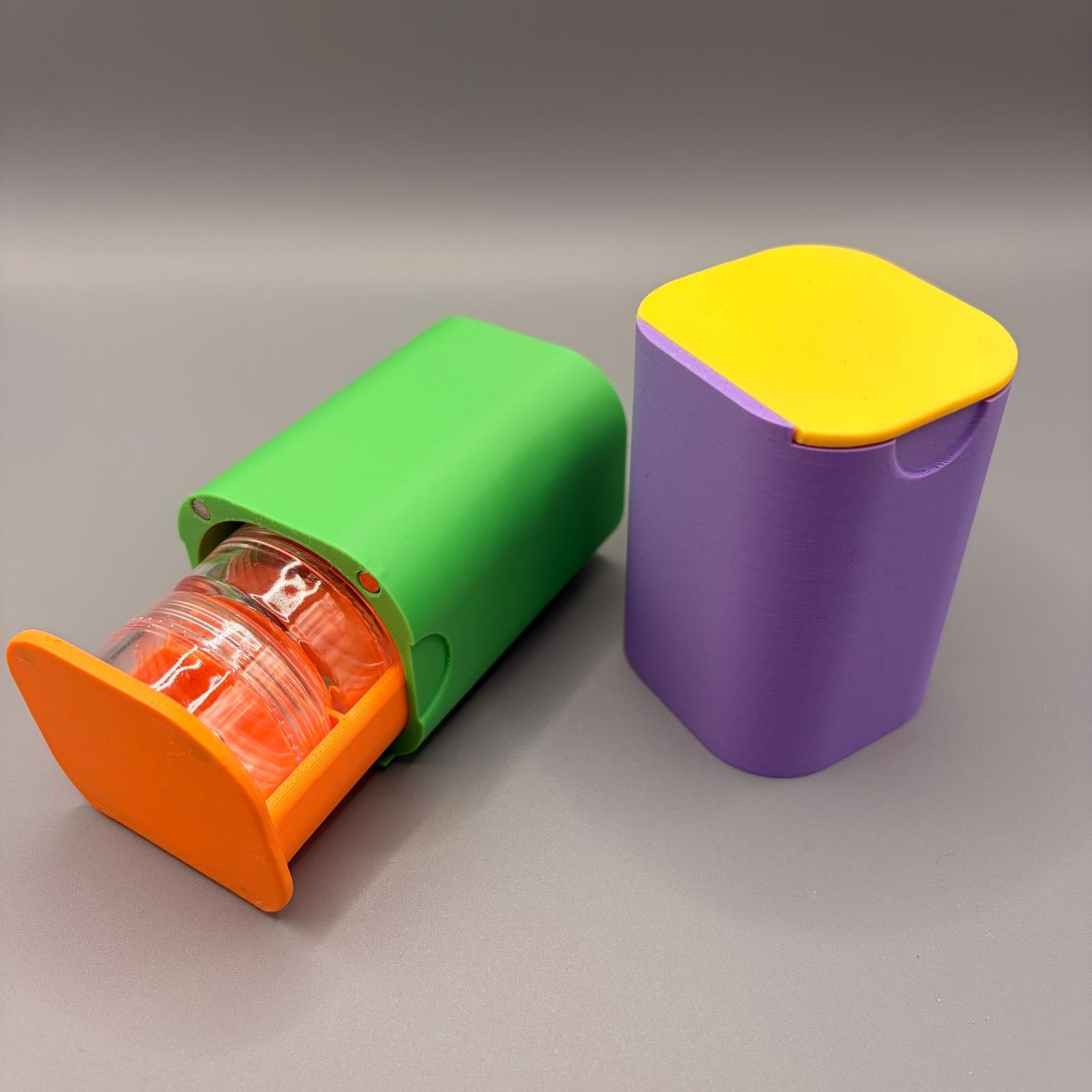 Holy to go | Getränkepulverdose für 4 Portionen für unterwegs | kompatibel mit Holy LevlUp Gamers Only | Farben wählbar