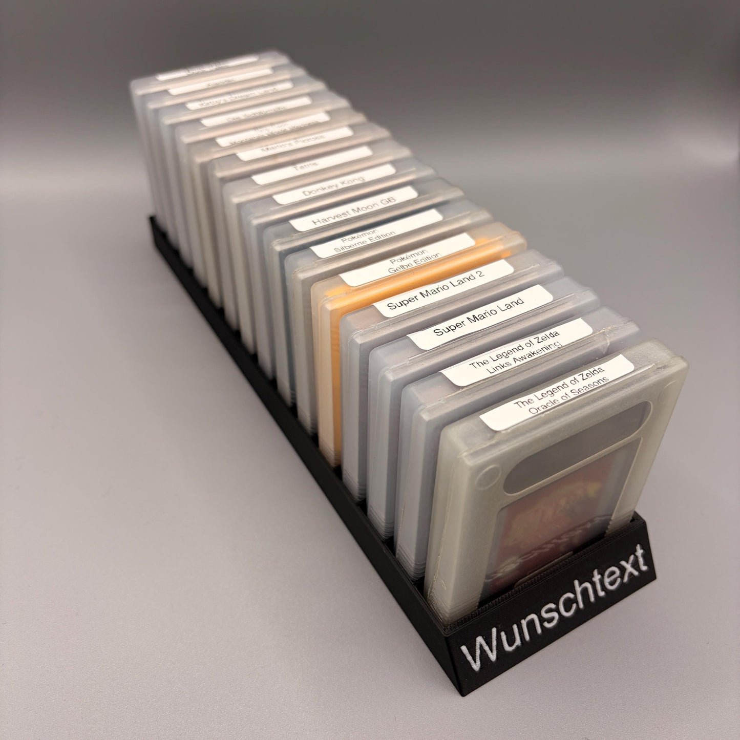 Gameboy Modul Halterung | Ständer für Game Boy Cases personalisiert | Gameboy Cartridge Stand | Gameboy Spiele | Gameboy Spiele Aufsteller