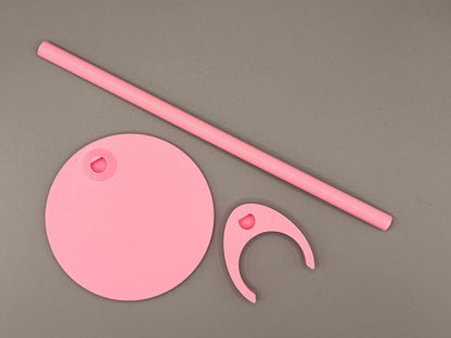 Halter für 30cm Diddl Maus Plüschtiere | Diddl Aufsteller | Kompatibel mit Plüschtieren aus 90er/2000er und Diddl is back | Farbe wählbar