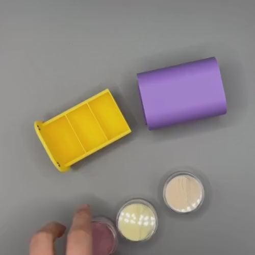 Holy to go | Getränkepulverdose  für 4 Portionen für unterwegs | kompatibel mit Holy LevlUp Gamers Only  | Farben wählbar